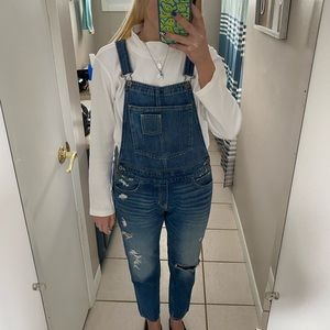 Hollister Jean overalls, size M, good condition